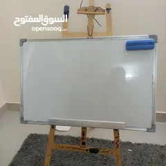  1 WHITE BOARD WITH STAND