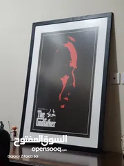  1 لوحة فخمة the godfather بإطار قوي.