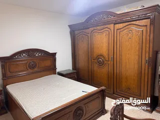  2 غرفة نوم مصريه "  تفصيل حفر رخام وشغل مرتب  بحاله ممتازه خشب بلوط