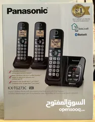  1 طقم تلفون ارضي بناسونيك لاسلكي Panasonic بلوتوث