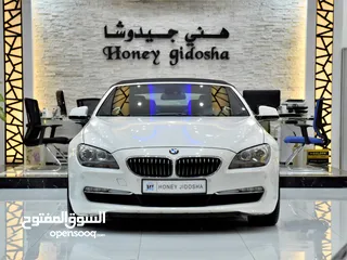  1 BMW 650i CONVERTIBLE ( 2011 Model ) in White Color GCC Specs