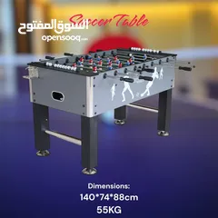  6 طاولات بلياردو وهوكي وتنس وبيبي فوت للمزارع والشاليهات