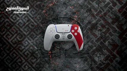  8 يد تحكم بلايستيشن 5 إصدار خاص God of War – تصميم حصري وأداء عالي