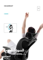  5 كرسي اداري مدير مستورد بتصميم دعم اسفل الظهر باقل سعر ولفترة محدودة