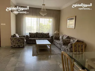  14 شقة مفروشة , ارضي ..  مع حديقة مميزة /  اعلان رقم (B93)