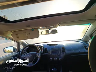  7 كيا سراتو موديل 2016 لون فيراني فحص كامل ترخيص سنة كاملة وتأمين ضد الغير