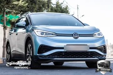  2 Volkswagen ID.4 X Pure 2021   السيارة بحالة ممتازة جدا و قطعت مسافة 56,000 كيلو متر