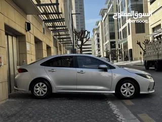  24 تويوتا كورولا 2021 7 جيد ولا ملاحظه فل كامل عدا الفتحه بحاله الوكاله زيرو جمرك جديد بسعر مميز