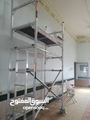  18 سقالات ألمنيوم لصيانة المساجد والفلل والمشاريع