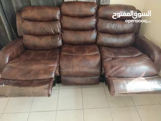  3 3 Seater Leather Air Recliner Sofa