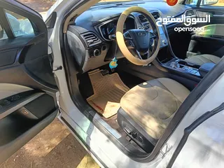  15 فورد فيوجن تيتانيوم 2018 Ford Fusion Titanium white  اعلى مواصفات نظيفه جدا استخدام شخصي ماشيه 96000