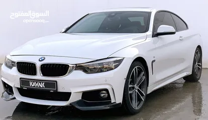  14 BMW 440i M SPORT Coupe 2018 * GCC * Service History * Free Warranty * Instalments * Zero Downpayment