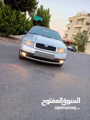  2 شكودا فابيا فحص كامل موديل2002 قير عادي قطارة بنزين