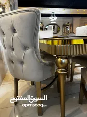  5 طاولات سفره فخمه مميزه مصنوعه من خشب زان والاتيه كفاله 3 سنوات