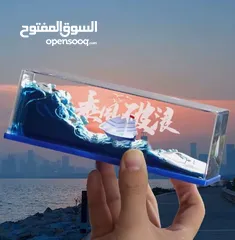  2 سفينة تايتنك العائمة – تحفة فنية تأخذك في رحلة بحرية هادئة داخل زجاجة شفافة مصنوعة من خامات عالية