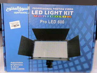  1 PROFESSIONAL PHOTO & VEDIO LED LIGHT KIT