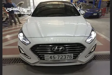  5 Hyundai sonata 2019 للبيع فحص كامل فل كامل ممشى قليل جداً بسعر مغري