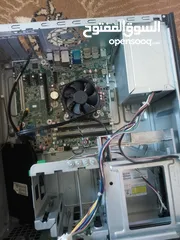  2 كيس  Power Supply 280W HP Motherboard Core i7 gel6فيها مشكله pnaeat بتتصلح باي محل مروحه تبريد  جهاز