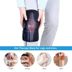  6 مشد التدفئة العفوية العلاجية ذاتية التسخين للركبة بالأشعة تحت الحمراء وسادة الركبة المسخنة