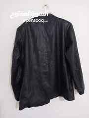  16 جاكيت رجالي جلد اصلي طبيعي 100 ٪ بحالة جيدة جدا 100% Genuine Leather Men's Jacket جلد اصلي طبيعي