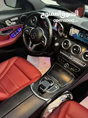  11 مرسدس C 300 موديل 2019 بلون مميز وارد كندا حساسات كمره 360 اصل AMG