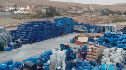  12 براميل حديد بلاستيك جميع الأحجام والانواع بسعر الجمله