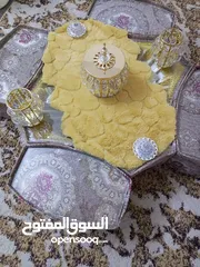  3 طربيزات ديوانيه بحالة الجديد للبيع