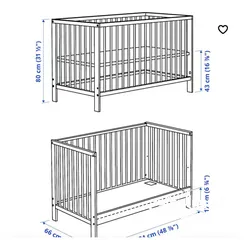  4 سرير اطفال ايكيا ikea cot