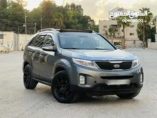  2 كياااا سيرنتو 2015 مطور 2200 ديزل اتوماتيك فل الفل بنورامااااا ست ركاب 4*4 بسعررر محرررقه
