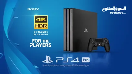  5 بلايستيشن 4 برو PlayStation 4Pro 1TB 4K