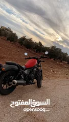  1 هوندا ريبل 500 cc  2019 ماشيه 23000 للبيع المستعجل بداعي السفر