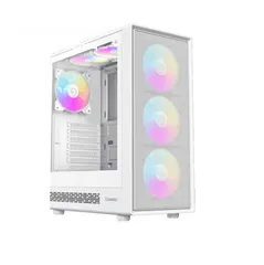 3 GameMax Storm 2 AW Gaming Case - 6 Fans ARGB White