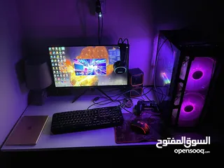  1 تجميعه pc قيمنق + شاشه + كيبورد  التفاصيل