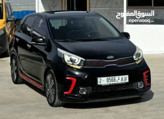  1 bekanto Gt- Line full options كيا بكانتو Gt- Line فل اضافات مع فتحة سقف