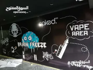  10 تصميم وتنفيذ الارمات بكل انواعها وطباعه وتلزيق الستكر والسي ثرو