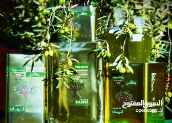  3 زيتون زيت زيتون بكر ممتاز (مزرعة الريان) RaYanFarm Olives & Extra Virgin Olive Oil