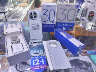  19 حبه عن الجديده CAMON 30 5G جيجا 512 رام 24 معه كامل اغراضو وسماعه الاصلية متوفر توصيل