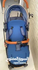  4 عربة ماركه أصلية ومريحة للطفل مع مظله شمسيه وحقيبة حمل