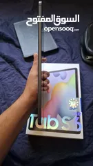  7 تاب Samsung Galaxy Tab S6 Lite بحالة ممتازة  كرتونة + قلم + ملحقات جديدة + كفر هدية