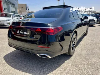  9 مرسيدس E200 AMG بانوراما كت اسود نايت 2024 الشكل الجديد وارد المانيا بحالة الزيرو مميزة