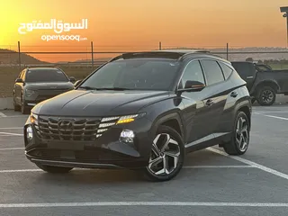  2 هونداي توسان/2022 Plug In فل الفل فتحة سقف بانوراما  4x4 ///271Hp   ( Haybrid) 1600cc