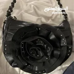  9 Original Trendy Bebe feux leather  shoulder bag - used شنطة يد / كتف عملية جلد طبيعي ماركة Bebe