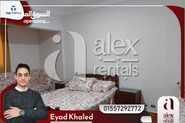  6 شقة للايجار مفروش 160 م سابا باشا شارع مصطفى ابوهيف