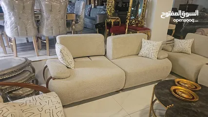  3 طقم كنب 8 مقاعد فخم