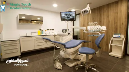  1 عيادة أسنان للايجار للضمان في مركز طب أسنان مجهز بالكامل في عبدون