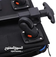  12 Pet bag trolley  حقيبة مع عجلات للكلاب الصغيرة والقطط لون اسود مع عجلات
