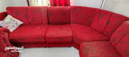  1 طقم كورنر 7 مقاعد مستعمل