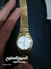  1 ساعه بيير نيكول مطليه ذهب عيار18