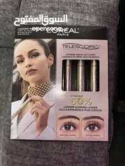  2 L'Oréal Paris Telescopic Original Lengthening Mascara. Original 100% 3 pack.