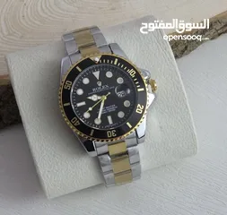  31 رولكس رجالي مرفق علبه وكيس رولكس وكفاله سنه